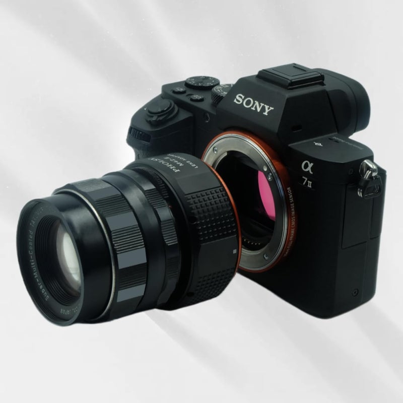PHOLSY M42 to E Mount Adapter for M42 42mm Screw Mount Lens to E Mount Camera Compatible with Sony a1 a9ii a7S iii/ii, a7R v/iv/iii/ii a7R a7C a7 iv/iii/ii, a7 a6600 a6500 a6400 a6300 a6000 NEX etc. - Image 3
